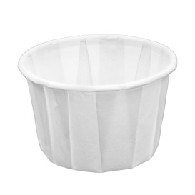Geplooide papieren souffle beker 100ml (5.000 stuks)