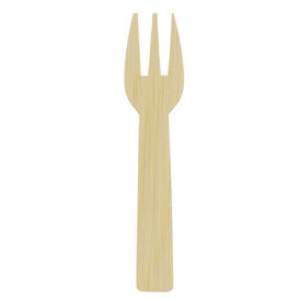 Bamboe proeving mini vork 7,5cm (1.200 stuks)