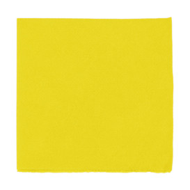 Papieren servet Micropunt geel 20x20cm 2C (90 stuks) 