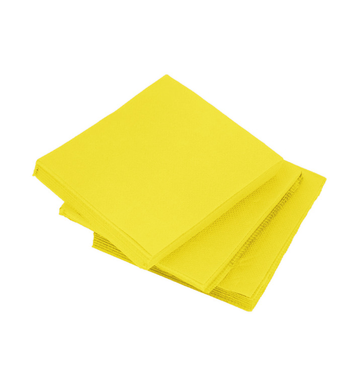 Papieren servet Micropunt geel 20x20cm 2C (3.240 stuks) Papieren servet Micropunt geel 20x20cm 2C (3.240 stuks)