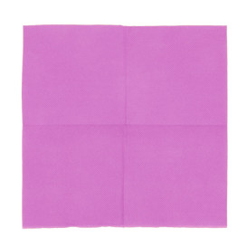 Papieren servet Micropunt fuchsia 20x20cm 2C (100 stuks) 