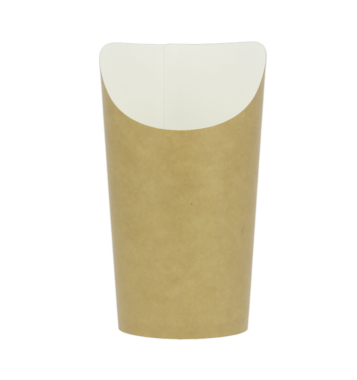 Papieren Kraft voor Frietjes en Wraps Beker Ø8,1x14cm (1.320 stuks) Papieren Kraft voor Frietjes en Wraps Beker Ø8,1x14cm (1.320 stuks)