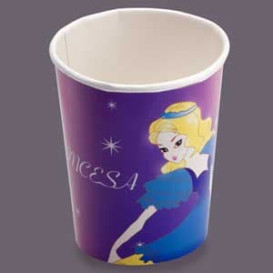 Papieren beker Princess Design 200 ml (500 stuks)