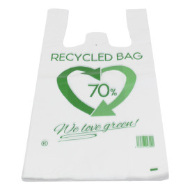 Plastic Hemddraagtassen 70% Gerecycled 30x40cm 50µm (100 stuks) 