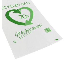 Plastic Hemddraagtassen 70% Gerecycled 30x40cm 50µm (100 stuks) 