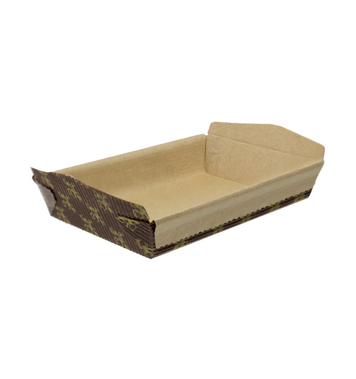 Bakvorm van papier kraft 12x8x2,5cm (400 stuks) Bakvorm van papier kraft 12x8x2,5cm (400 stuks)