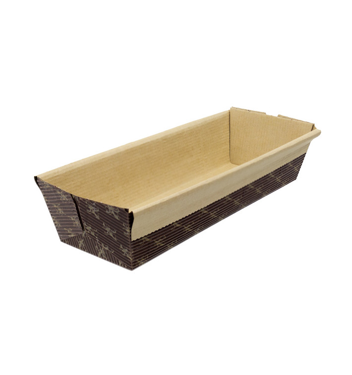 Bakvorm van papier kraft 19,7x6,5x4,8cm (480 stuks) Bakvorm van papier kraft 19,7x6,5x4,8cm (480 stuks)