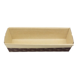 Bakvorm van papier kraft 19,7x6,5x4,8cm (480 stuks)