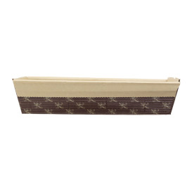 Bakvorm van papier kraft 19,7x6,5x4,8cm (480 stuks)