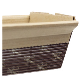 Bakvorm van papier kraft 19,7x6,5x4,8cm (480 stuks)