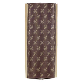 Bakvorm van papier kraft 19,7x6,5x4,8cm (480 stuks)