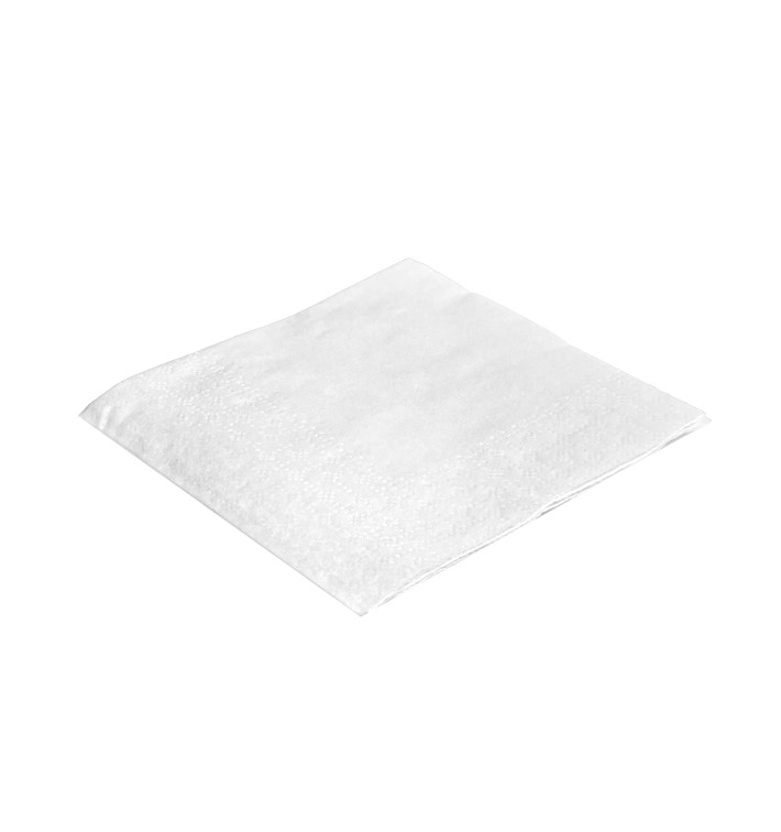Papieren servet wit 20x20cm 2C (100 stuks) Papieren servet wit 20x20cm 2C (100 stuks)