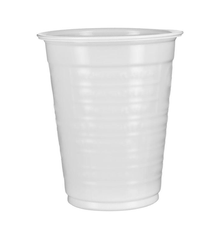 Plastic PS beker wit 200ml Ø7,0cm (100 stuks) Plastic PS beker wit 200ml Ø7,0cm (100 stuks)