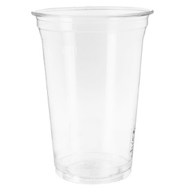 Stof gebaseerd op Maizena PLA beker  Bio transparant 550ml Ø9,5cm (1120 stuks)