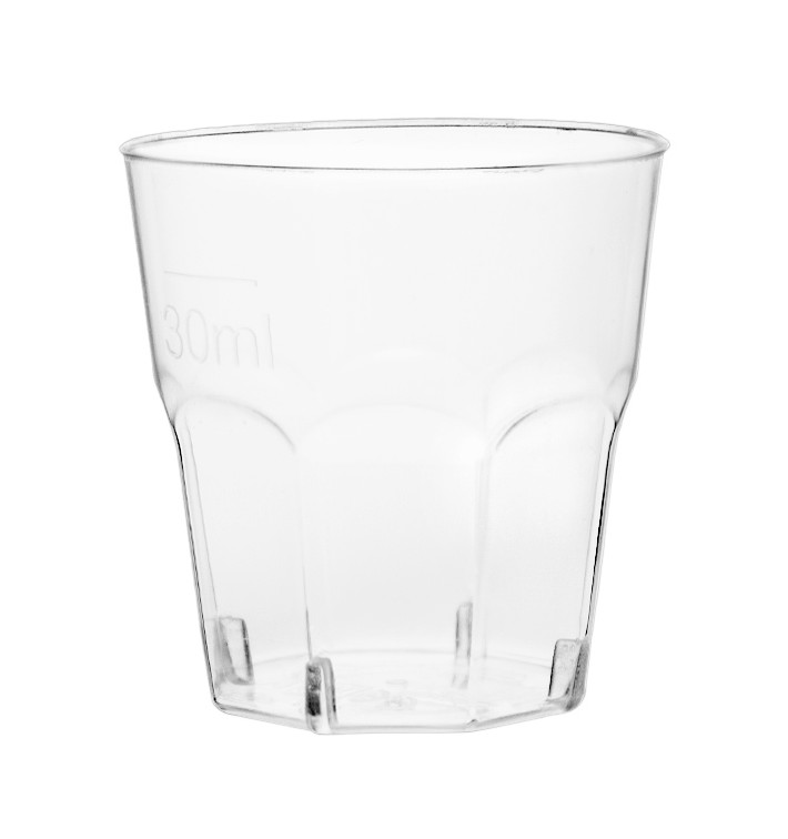 Plastic PS Shotje transparant Ø40mm 30ml (2000 stuks) Plastic PS Shotje transparant Ø40mm 30ml (2000 stuks)