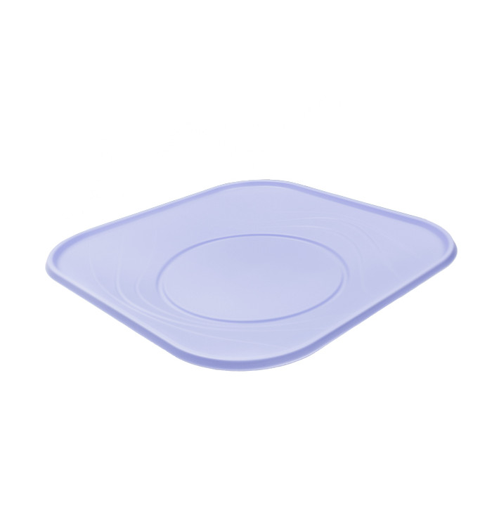 Herbruikbare Bord Economische PP "X-Table" Paars 23x23cm (8 stuks) Herbruikbare Bord Economische PP "X-Table" Paars 23x23cm (8 stuks)