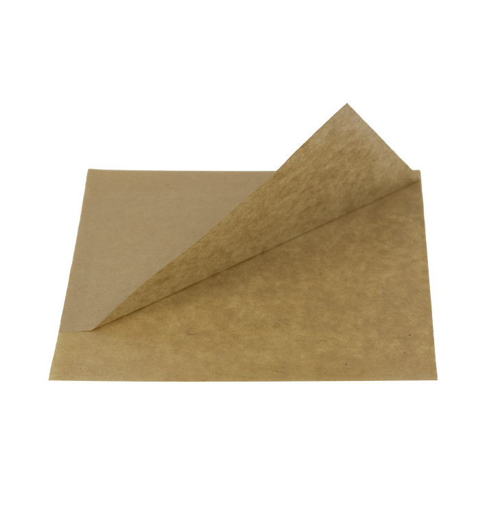 Papieren zak Vetvrij open 15x13/10cm Naturel (100 stuks) Papieren zak Vetvrij open 15x13/10cm Naturel (100 stuks)