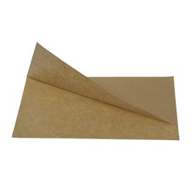 Papieren deli wrap Vetvrij Naturel 25x13/10cm (100 stuks) 