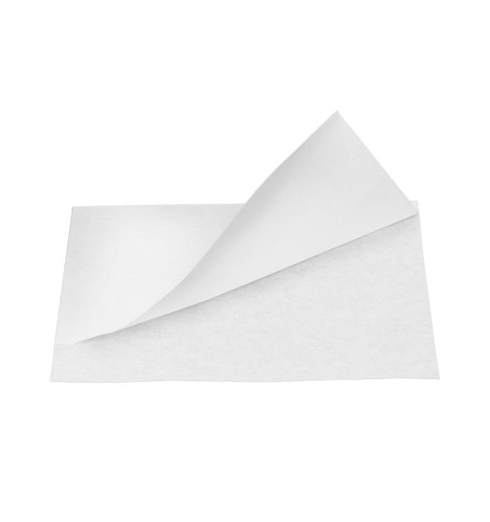 Papieren zak Vetvrij open 20x13/10cm wit (5000 stuks) Papieren zak Vetvrij open 20x13/10cm wit (5000 stuks)