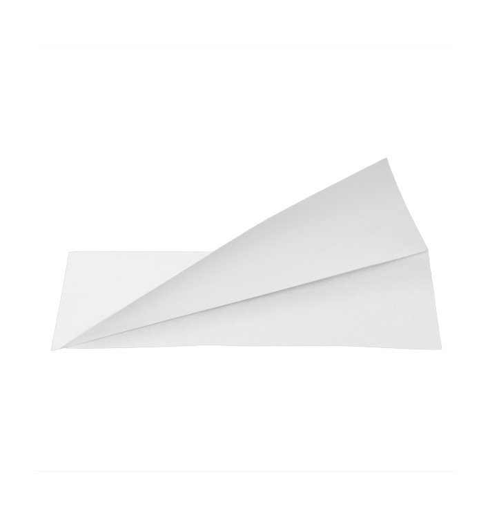 Papieren zak Vetvrij open 22x7,6cm wit (100 stuks) Papieren zak Vetvrij open 22x7,6cm wit (100 stuks)