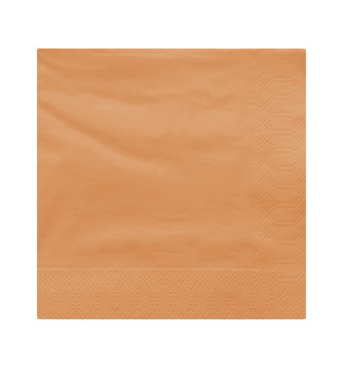 Papieren servet zalm rand 40x40cm (50 stuks) Papieren servet zalm rand 40x40cm (50 stuks)