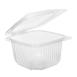 Plastic Container Microwave PP transparant 375ml 12,3x11,4cm (50 stuks) 