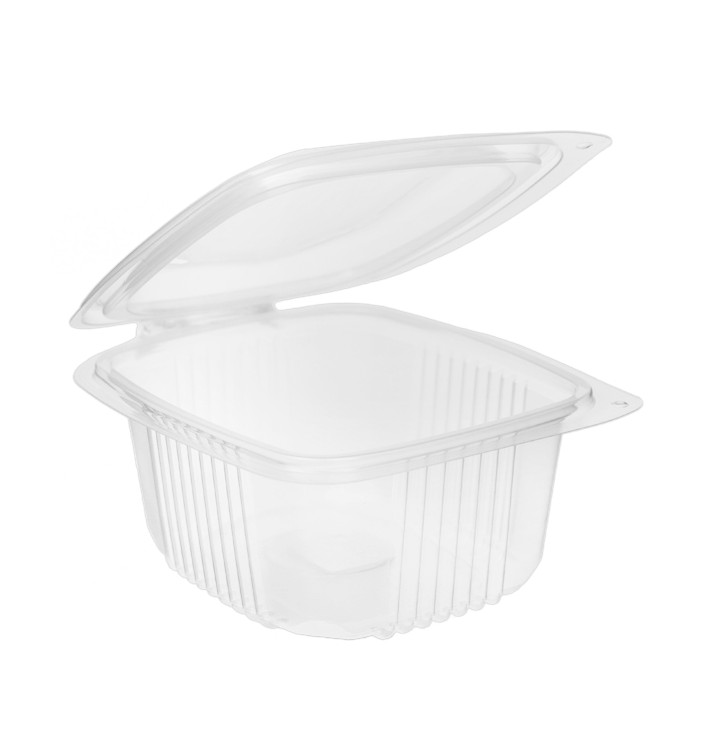 Plastic Container Microwave PP transparant 500ml 14,2x12,3cm (50 stuks) Plastic Container Microwave PP transparant 500ml 14,2x12,3cm (50 stuks)