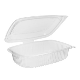 Plastic Container Microwave PP transparant 600ml 18,5x13,5cm (50 stuks) 