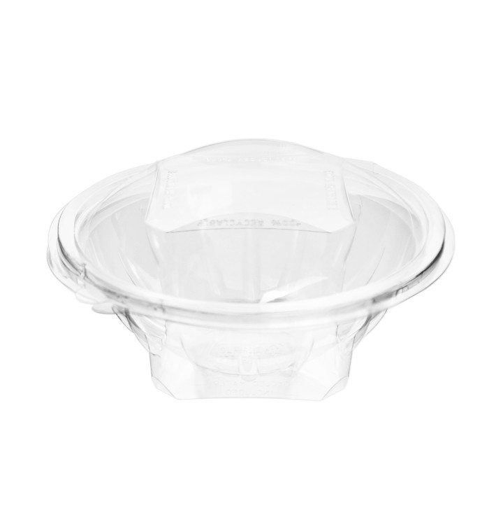 Plastic saladekom APET Rond vormig transparant 600ml Ø17,5cm (230 stuks) Plastic saladekom APET Rond vormig transparant 600ml Ø17,5cm (230 stuks)