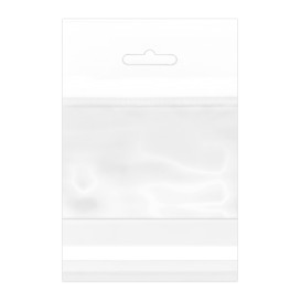 Zelfklevende Plastic zak met Plastic zak 8x12cm G-160 (1000 stuks)