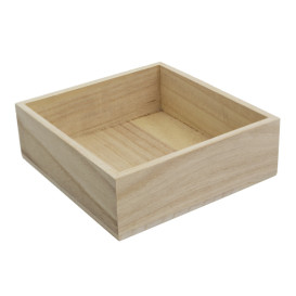 Houten Etalerende Box 16x15x5cm (1 stuk) 