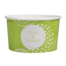 Papieren ijs Container "Cool en enummen" 3oz/100ml (2.600 stuks)