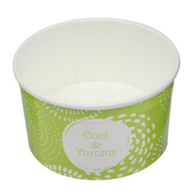 Papieren ijs Container "Cool en enummen" 3oz/100ml (2.600 stuks)
