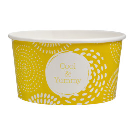 Papieren ijs Container "Cool&enummen" 5oz/140ml (1000 stuks)