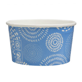 Papieren ijs Container "Cool&Yummy" 6oz/175ml (2.000 stuks)