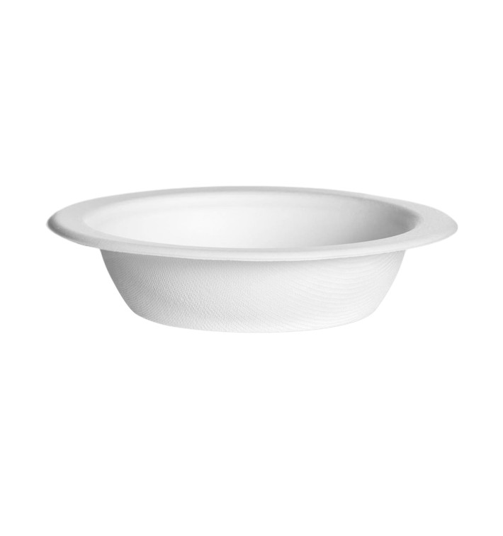Suikerriet Klassiek kom Bagasse wit 470ml (50 stuks) Suikerriet Klassiek kom Bagasse wit 470ml (50 stuks)