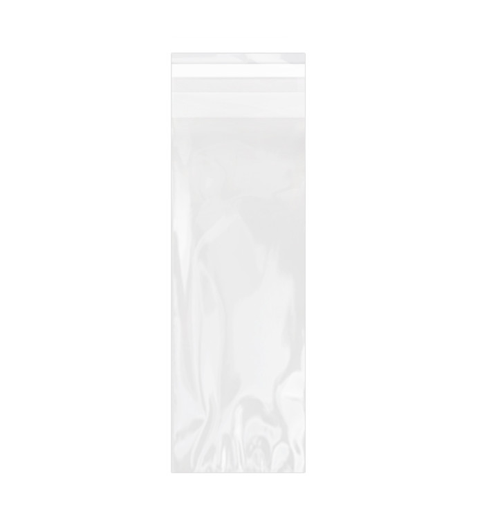Plastic zak met Zelfklevende flap Cellofaan 7x20cm G-160 (1000 stuks) Plastic zak met Zelfklevende flap Cellofaan 7x20cm G-160 (1000 stuks)