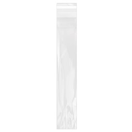 Plastic zak met Zelfklevende flap Cellofaan 7x40cm G-160 (1000 stuks)