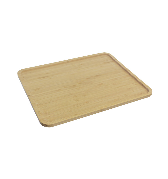 Bamboe wegwerp dienblad Cocktail 32,5x26,5x1cm (1 stuk) Bamboe wegwerp dienblad Cocktail 32,5x26,5x1cm (1 stuk)