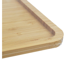 Bamboe wegwerp dienblad Cocktail 32,5x26,5x1cm (10 stuks)