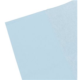Wegwerp volwassen slabbetje met zak blauw 36x65cm (500 stuks)