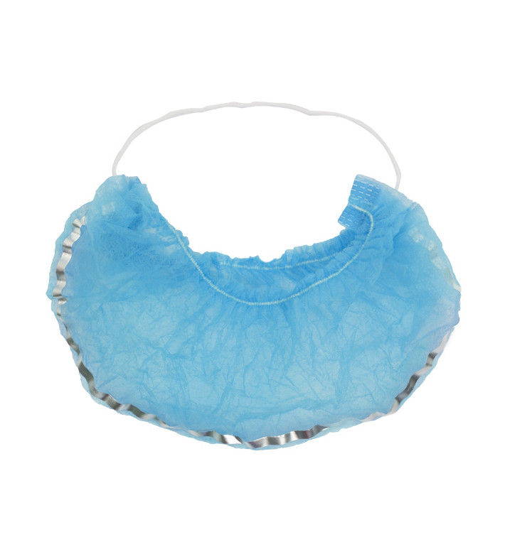 Wegwerpbaardhoes "TST" PP blauw Detectable (100 Stuks) Wegwerpbaardhoes "TST" PP blauw Detectable (100 Stuks)