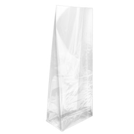 Plastic zak Vierkant bodem 14x35+8cm G-160 (100 stuks) 