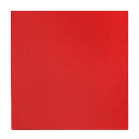 Papieren servet dubbel punt rood 2C 33x33cm (50 stuks) 