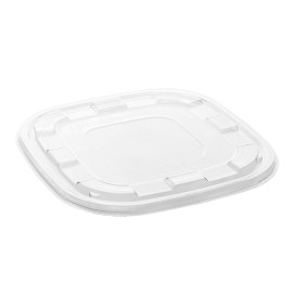 Plastic PET Deksel voor Kom transparant 27x27cm (50 stuks)