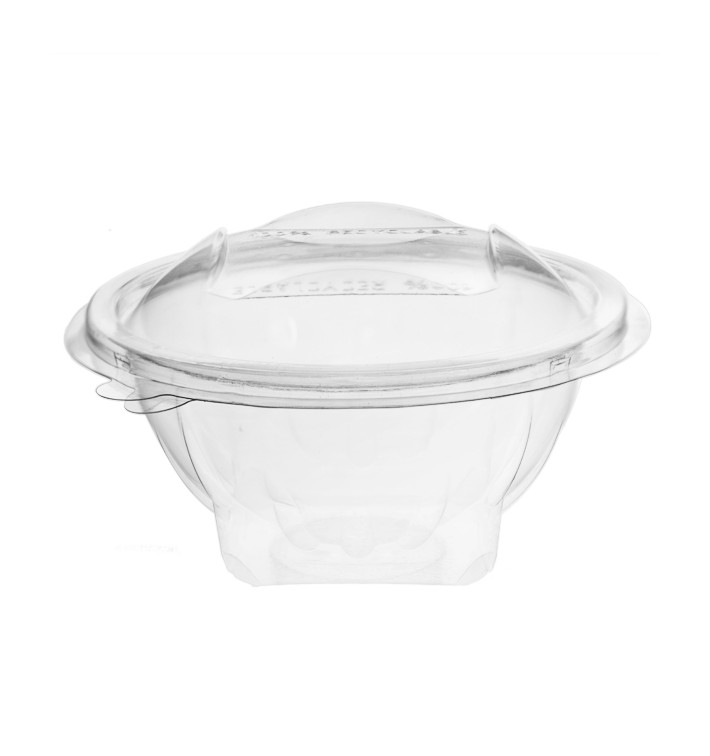 Plastic saladekom APET Rond vormig transparant 250ml Ø12cm (360 stuks) Plastic saladekom APET Rond vormig transparant 250ml Ø12cm (360 stuks)