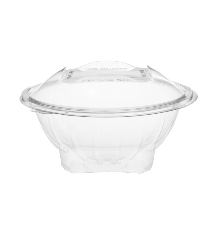 Plastic saladekom APET Rond vormig transparant 1000ml Ø18,6cm (20 stuks) Plastic saladekom APET Rond vormig transparant 1000ml Ø18,6cm (20 stuks)