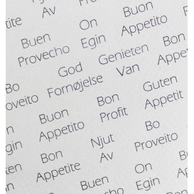 Papieren Placemats 30x40cm "Bon Profit" (1000 stuks)