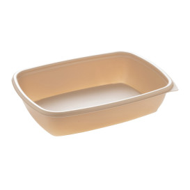 Plastic deli Container PP Crème 900ml 23x16,5cm (75 stuks) 