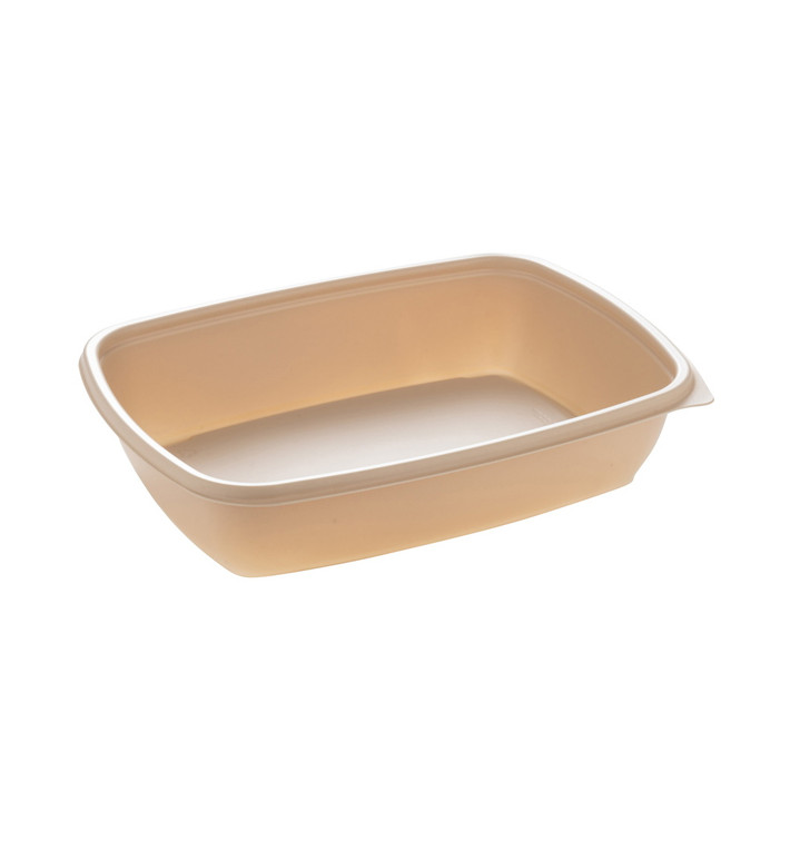 Plastic deli Container PP Crème 900ml 23x16,5cm (75 stuks) Plastic deli Container PP Crème 900ml 23x16,5cm (75 stuks)